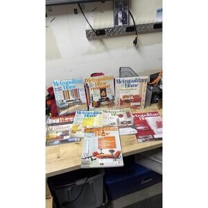 Metropolitan Home Magazine Lot 8 Issues 2002–2003 Interior Design Decor